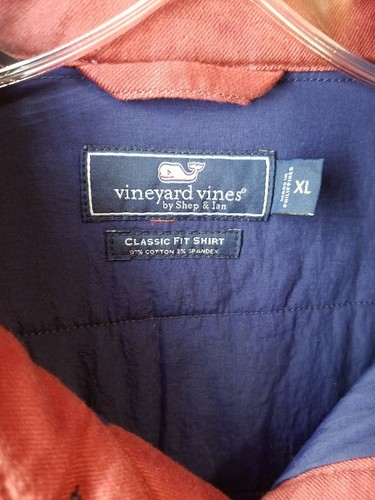 Vineyard Vines Mens Flannel Slopeside Shirt Jacket Shacket Classic Fit Size XL - Picture 4 of 7
