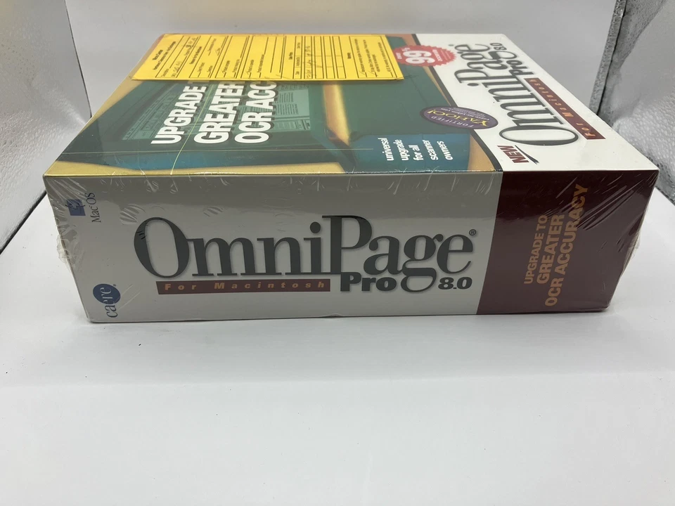 OmniPage Pro 8.0 for Macintosh - Vintage 1998 - New Condition  - Image 2 of 3