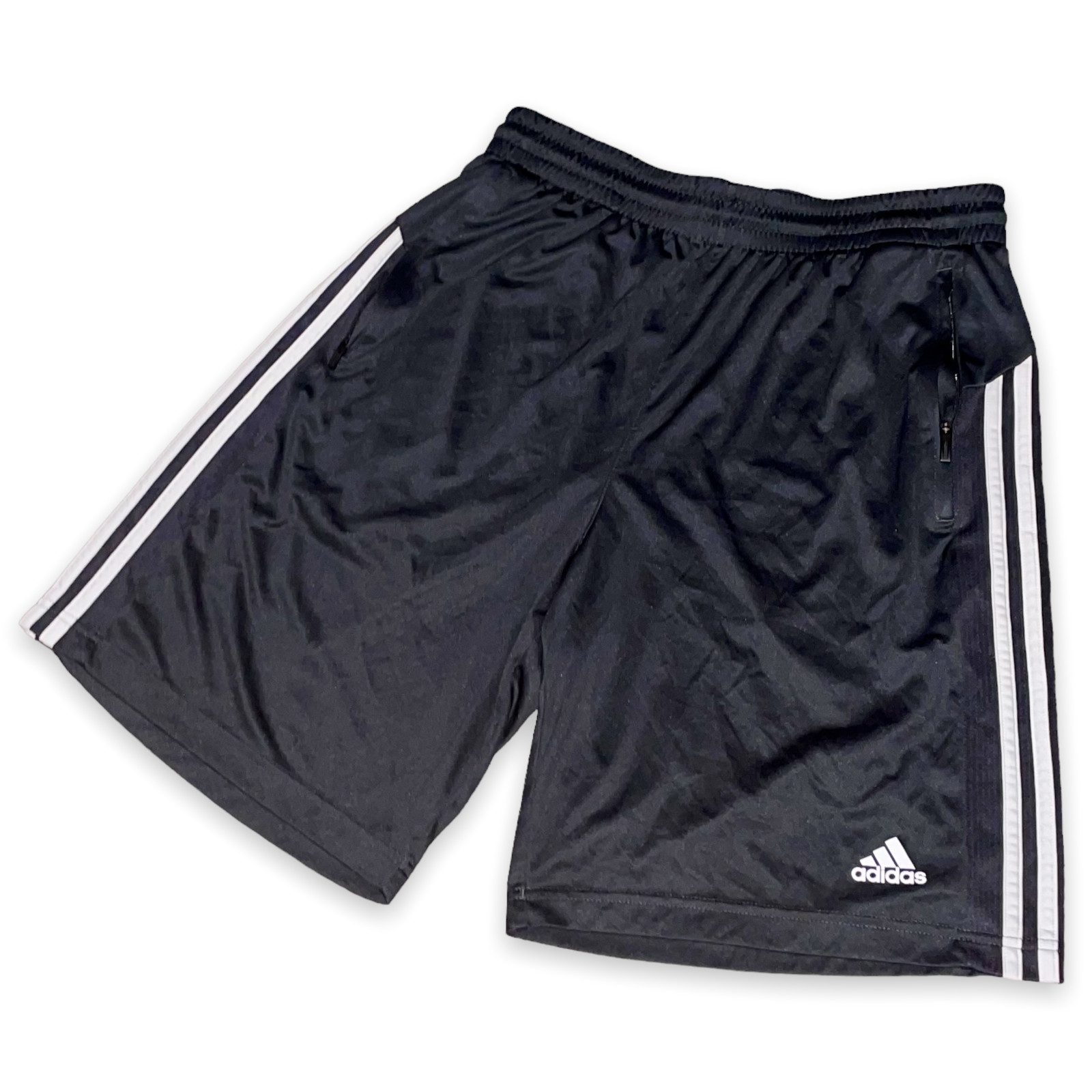Adidas Basketball Shorts Dazzle Shiny Black White Medâ¦ - Gem