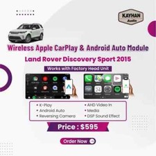 Land Rover Discovery Sport 2015 – 2019 Wireless  CarPlay & Android Auto Module