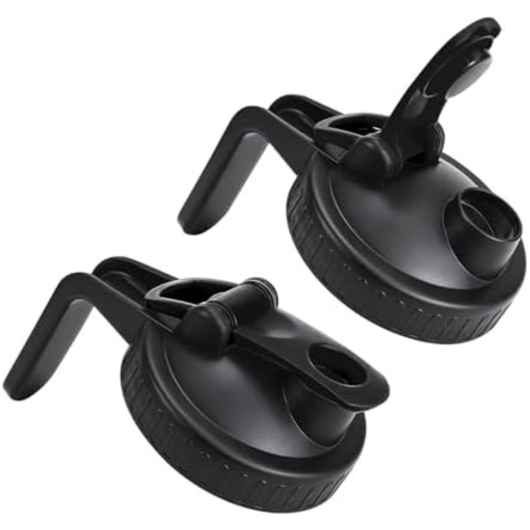 2PACK Mason Jar Pour Spout Lid Wide Mouth Mason Jars Mason Jar Pitcher Flip Cap