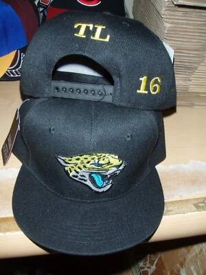 Trevor Lawrence personalized ''TL 16'' Black Jax Jaguars SnapBack Hat New! 