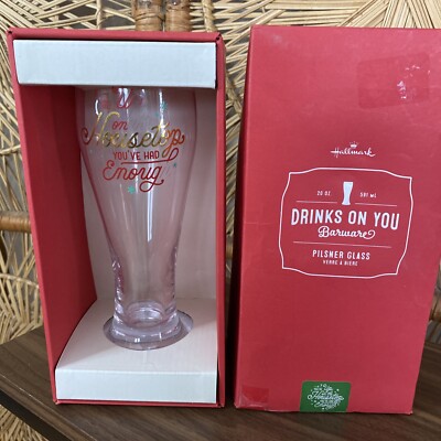 Hallmark Drinks On You Pilsner - ''if Your Up On The Housetop Youve had Too Much 
