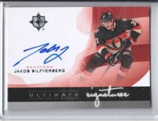 12/13 UD ULTIMATE JAKOB SILFVERBERG ROOKIE AUTO