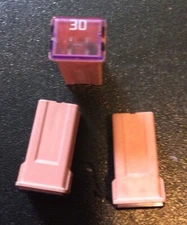 30 AMP 32V Female Plug In Blade Cartridge PAL Fuse Fuses