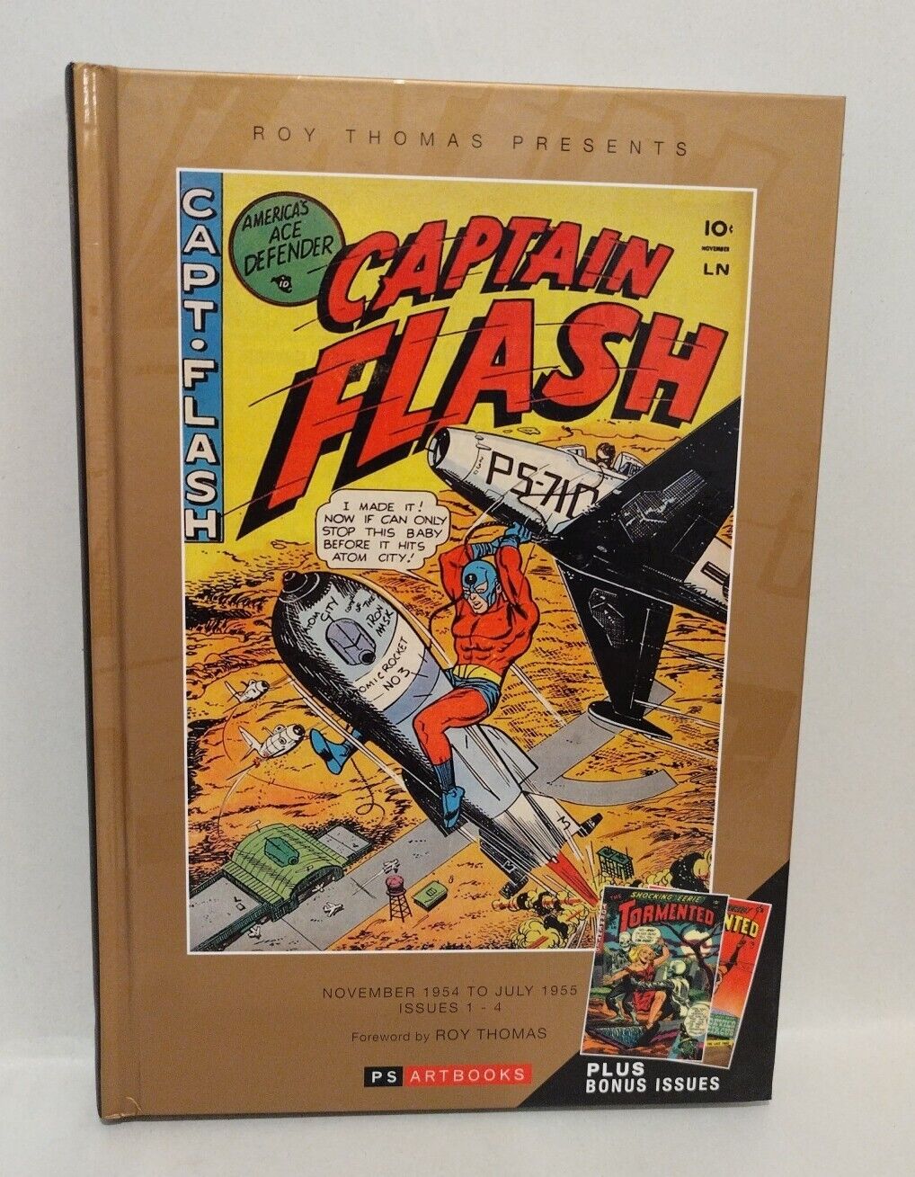 Roy Thomas Presents Captain Flash / Tormented HC Golden Age PS Artbooks New