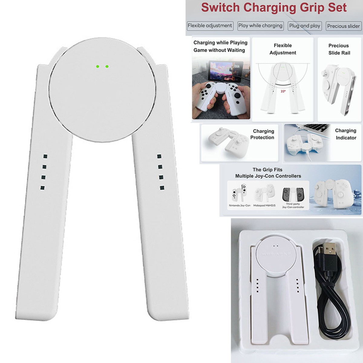 Switch Charging Grip for Mobapad M6 HD/S/Switch/Third-party