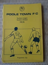 85/86 Poole Town vs Ashford Town Programme