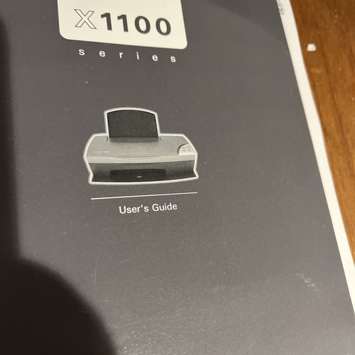 LEXMARK PRINTER USER'S GUIDE X1100 SERIES Paperback OEM - Picture 3 of 9