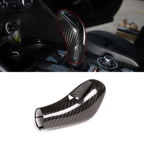 For 2017-2023 Alfa Romeo Stelvio Real Carbon Fiber Full Inner Kit Cover Trim Set - Picture 15 of 30