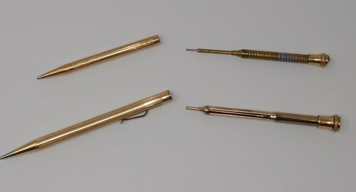 Lápices mecánicos Wahl Eversharp rellenos de oro 14K - Imagen 7 de 16