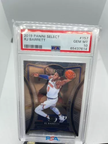 2019-20 Select RJ Barrett Premier Level Rookie RC #157 PSA 10 GEM MINT Knicks