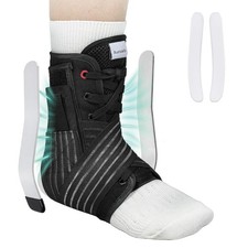 Ankle Brace for Sprained Ankle Lace up Support Brace for Women Men with Side ...