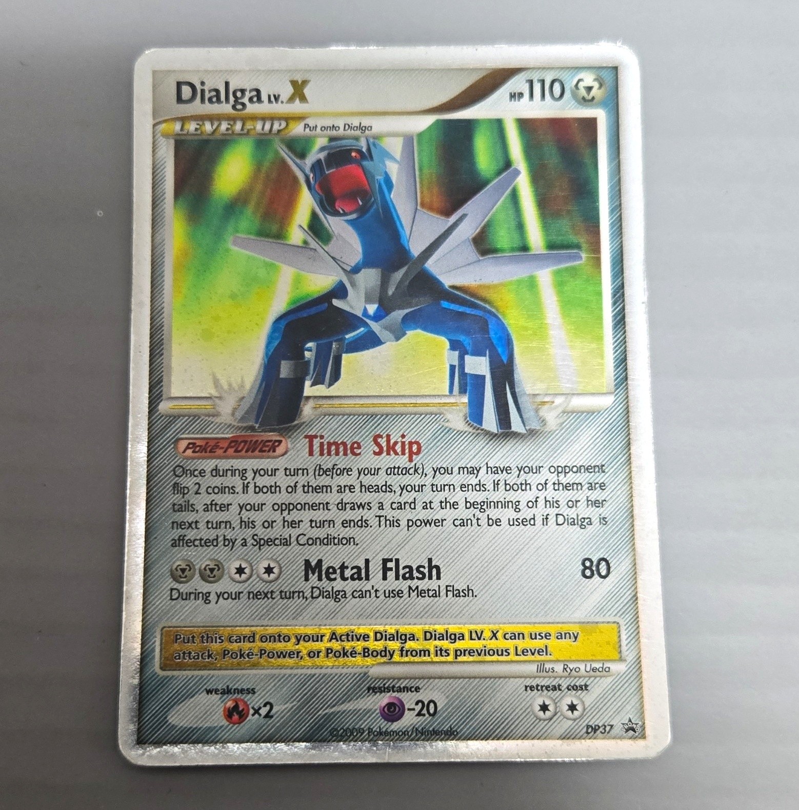 Dialga LV.X DP37 Black Star Promo Holo Level-Up 2009 Hp
