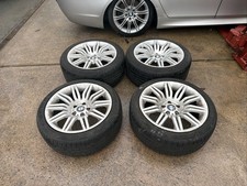 Genuine 19" Bmw Spider M-sport style 172m Staggered 5x120 Alloys Wheels / Tires