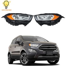 For 2018-2021 2022 2023 Ford EcoSport Halogen LED DRL Headlights Left&Right Side