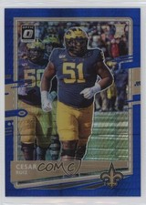 2020 Panini Donruss Optic Rookies Blue Hyper Prizm Cesar Ruiz #131 11cz
