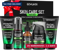 Gifts for Men,Skin Care for Men,Hydrating Moisturizing Face Care Routine for M