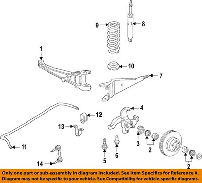FORD OEM 15-26 E-350 Super Duty Suspension Components-Shock 8C2Z18124D