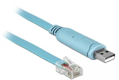 Delock Adapter USB 2.0 Type A Male 1 x Serial RS-232 RJ45 Connector