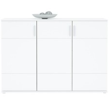 Sideboard - Alpinweiß - 132 cm breit Sideboard Kommode TV Sideboard