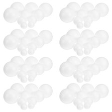 240 Pcs Handmade Foam Balls Craft Polystyrene Crafting Spheres for Party