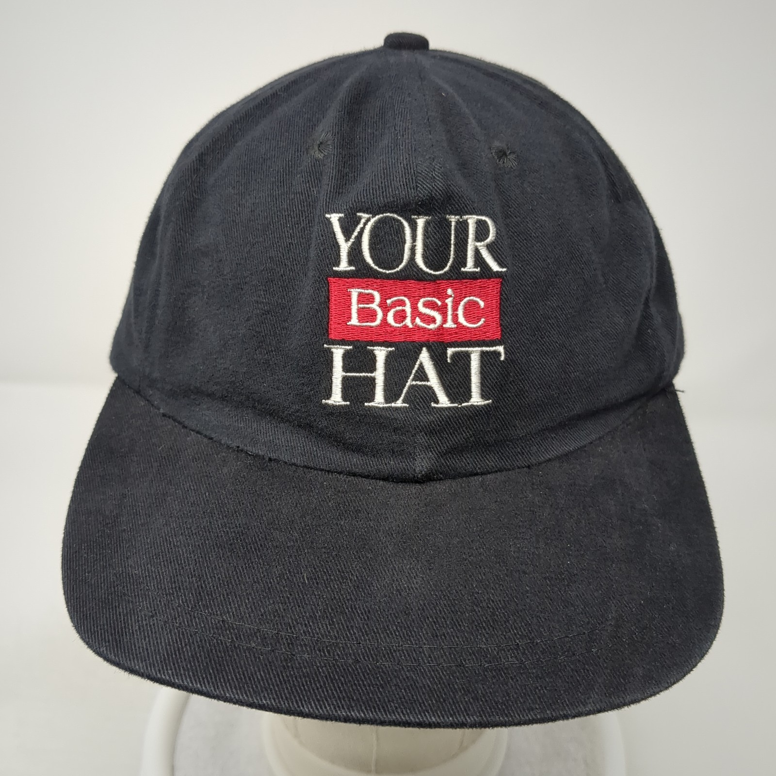 Your Basic Hat Snapback Cap Black One Size Adjust… - image 2
