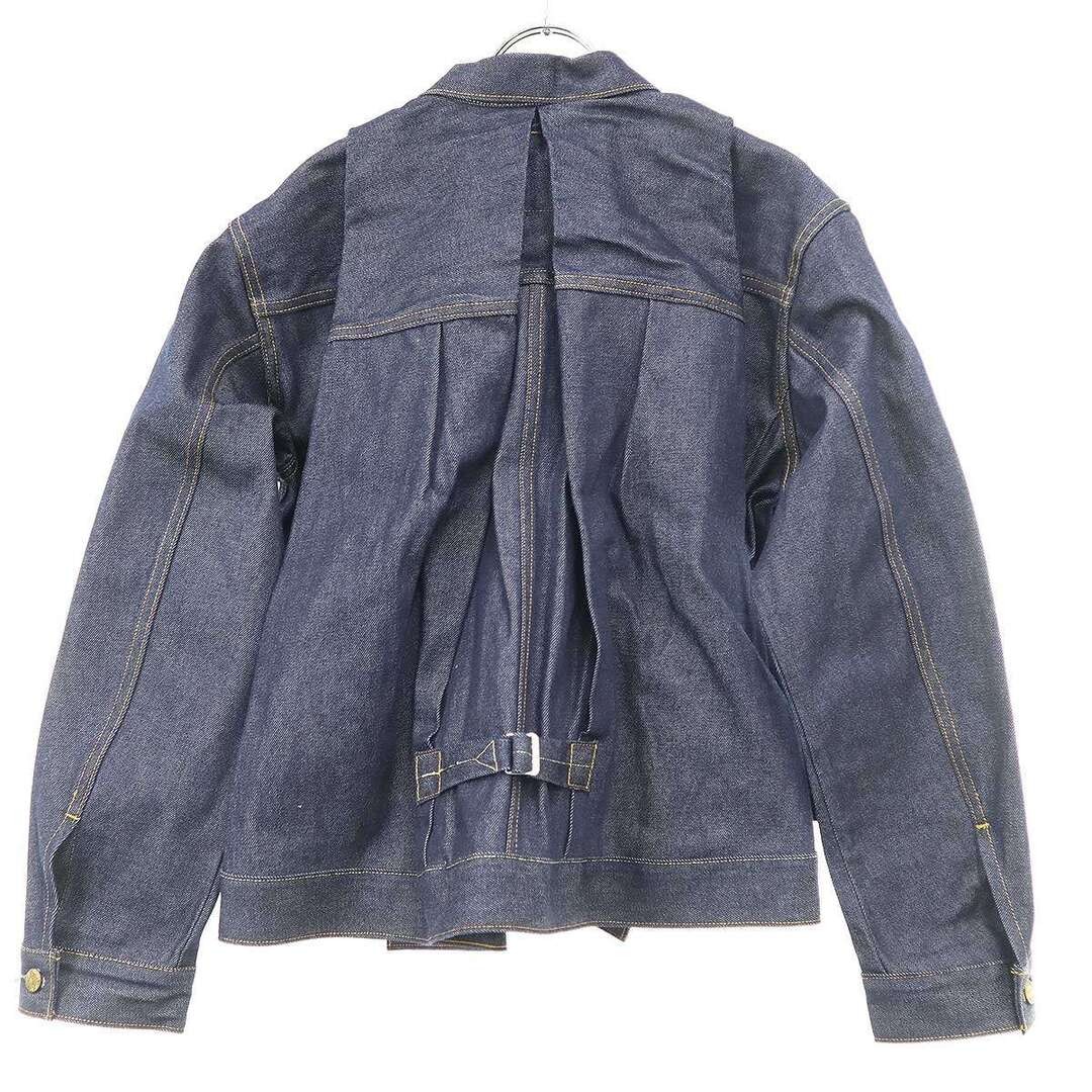 Used 2025 SS Sacai Levi's Denim Jacket Indigo Blue Women Size 1 Very Rare image 2