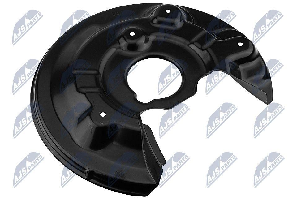 NTY Splash Shield Brake Disc HTO-WW-069 Rear Axle Right for Skoda VW 272 mm