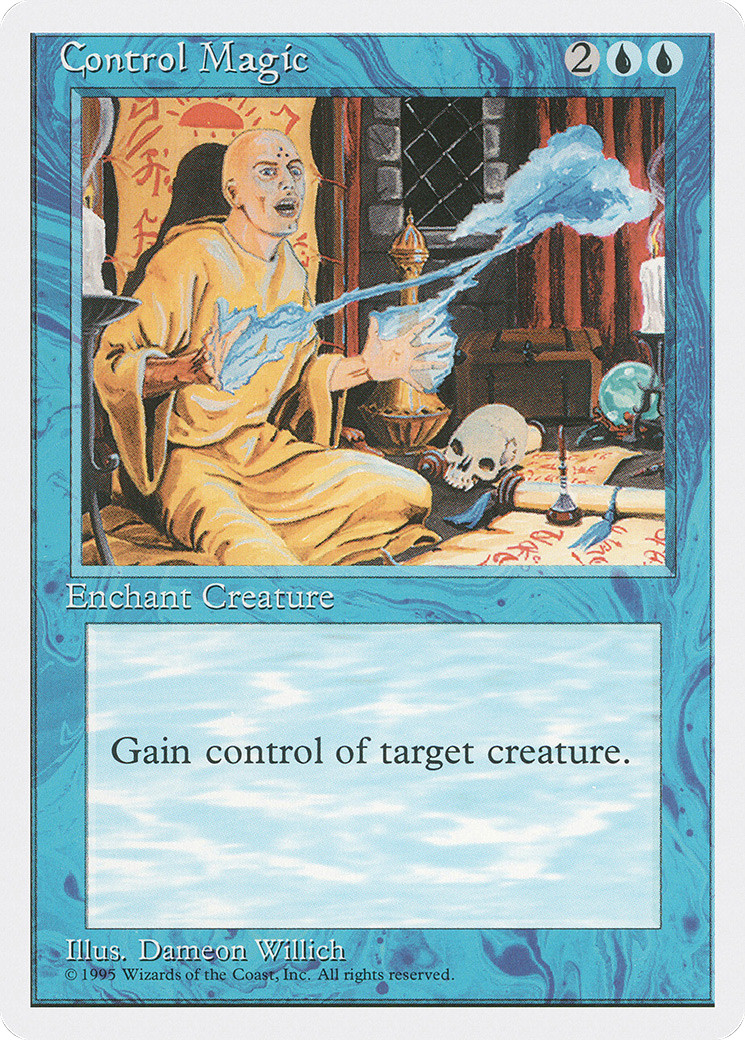 Control Magic (HP) Fourth Edition 4ED Magic MTG