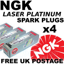 4x NGK PZFR6R 5758 Laser Platinum Spark Plugs Fit AUDI A3 1.4 TFSI 07
