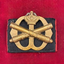 4015 - Fregio da berretto Artiglieria campale - Reale esercito olandese