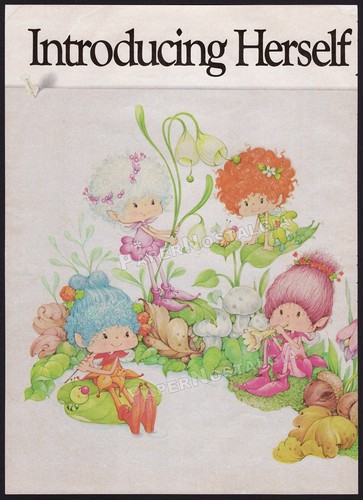 STRAWBERRY SHORTCAKE / HERSELF THE ELF - Original 1983 Trade AD / poster _ TCFC - Picture 4 of 5