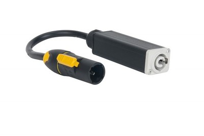 American DJ ADJ SIP1PCOA IP65 Outdoor 1 Foot 12 AWG Locking Power Cable Adapter