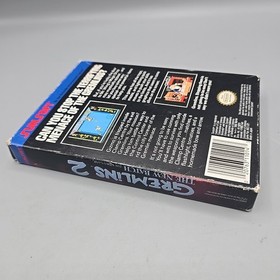 Gremlins 2 The New Batch (Nintendo NES) Oval Seal Complete With Manual CIB 