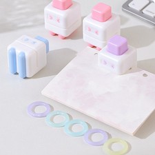 5mm Single Hole Puncher 3 Sheet Capacity Ergonomic Grip Handheld Paper Punches
