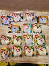 TY 1997 Teenie Beanie Babies McDonalds Happy Meal Toy Sealed Lot of 15