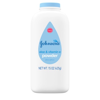 Johnson's Baby Powder 15oz with Cornstarch Aloe Vitamin E Hypoallergenic Gent...