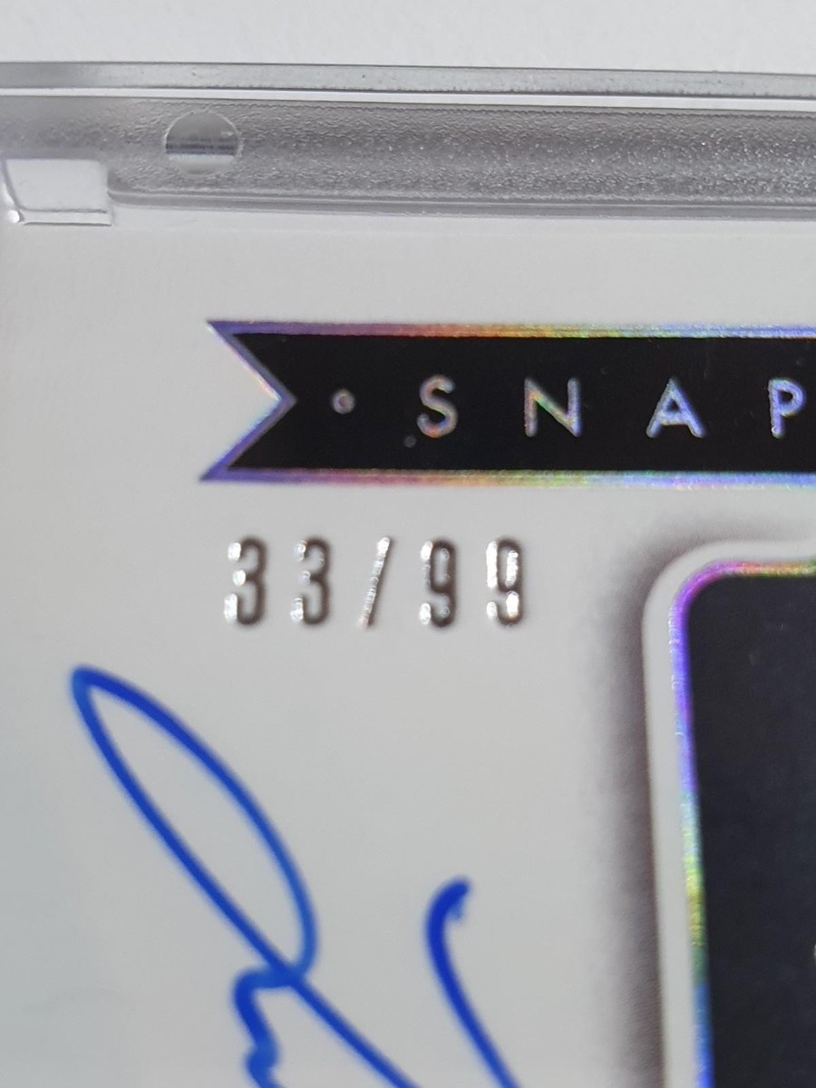 2024 Noir Josh Giddey AUTO /99 Snapshot Signatures (Bulls) - On
