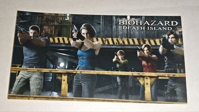 Resident Evil Death Island Leon Chris Jill Claire Sticker Collection Part 24
