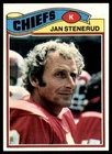 1977 Topps #335 Jan Stenerud Chiefs