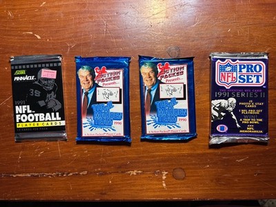 2 1990 NFL Action Packed All Madden 1991 Score Pinnacle & Pro Set Series 2 Packs