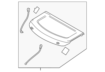Genuine Mazda Luggage Cover BCKD-68-310D-02 | eBay