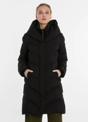 Ragwear Wintermantel Damen Natalka schwarz Basics, Streetwear
