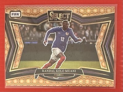 2024-25 Panini Select FIFA - Field Level Randal Kolo Muani #223 Honeycomb Prizm