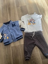 Disney Baby Unisex Micky Mouse & Friends 3 Piece Outfit 6-9 Months Good