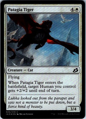 Patagia Tiger C Foil IKO Ikoria: Lair of Behemoths 26 NM