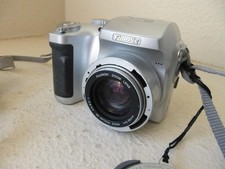 Fujifilm FinePix 3800 Digital Camera 3.2MP 6X Zoom Japan Strap Cap PARTS REPAIR