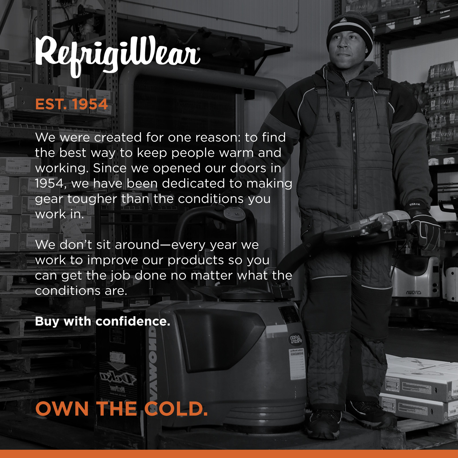 RefrigiWear Frostline Insulated Bib Overalls - Lightweight, Water-Resistant,