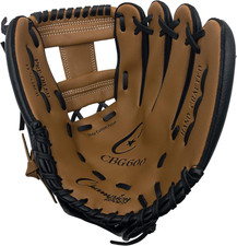 12" Glove  Synthetic Leather Back and Front  Triple Bar Open Web and Conventio